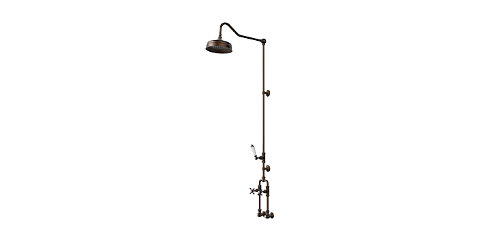 3-3/8" Centers Wall Shower Faucet-TF-H03