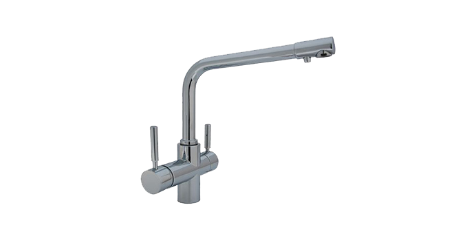 Single Hole Dual Handle Kitchen Faucet-KF-018