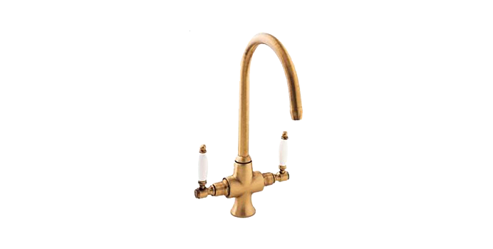 Single Hole Dual Handle Kitchen Faucet-KF-244