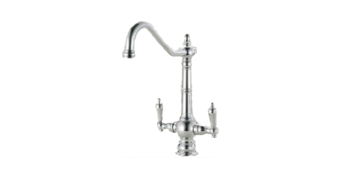 Single Hole Dual Handle Kitchen Faucet-KF-248