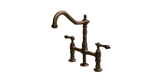 Deck Mount Bridge Kitchen Faucet-KF-002