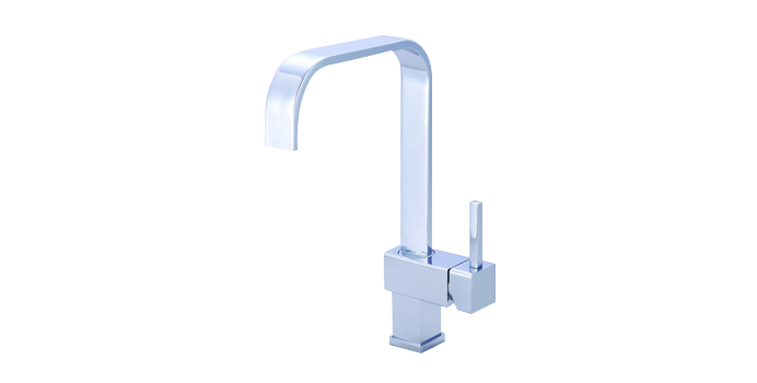 Flat Cubic Single Hole Single Control Lavatory Faucet-LF-135