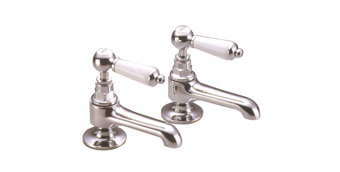 1/2" Procelain Lever Handles Pillar Taps-LF-907