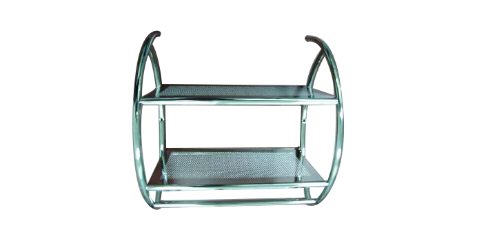 Double Glass Shelf & Towel Bar-BA-615
