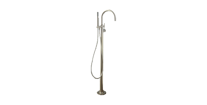 Freestanding Gooseneck Tub & Shower Faucet-FS-022