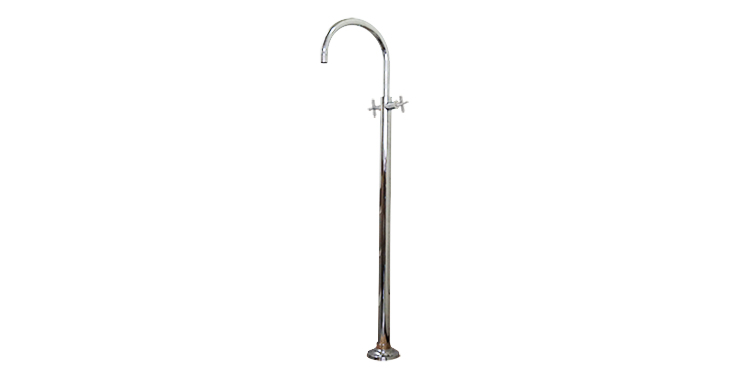 Freestanding Gooseneck Tub Filler-FS-F59