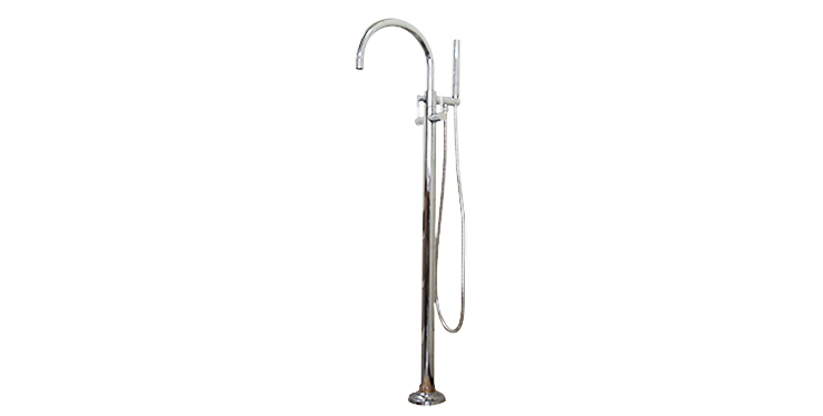 Freestanding Gooseneck Tub & Shower Faucet-FS-060