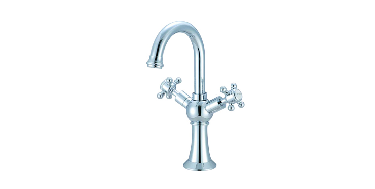 Single Hole Dual Handle Lavatory Faucet-LF-043