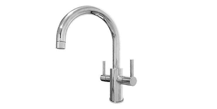 Single Hole Dual Handle Kitchen Faucet-KF-060