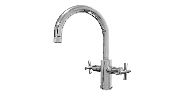 Single Hole Dual Handle​ Kitchen Faucet-KF-059