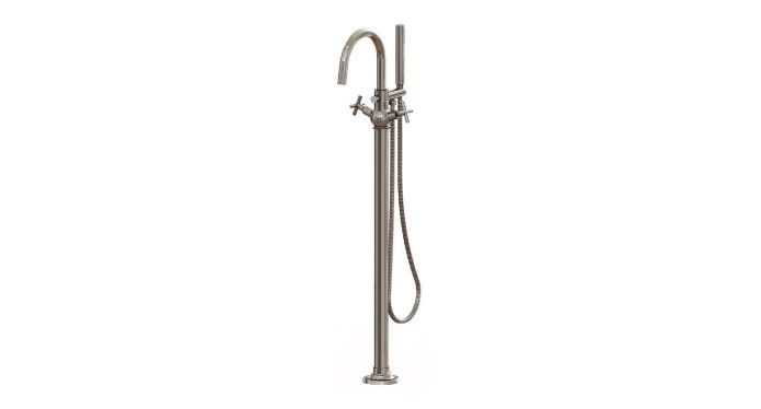 Freestanding Gooseneck Tub & Shower Faucet-FS-045