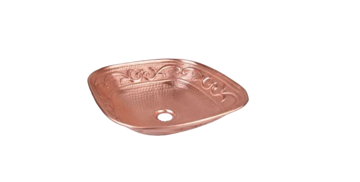 Square Copper Vessel Sink-KB-B11