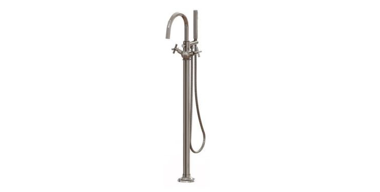 Freestanding Gooseneck Tub & Shower Faucet, FS-045